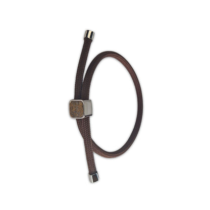 Bracelet fil homme marron Charlie Jovelio 3