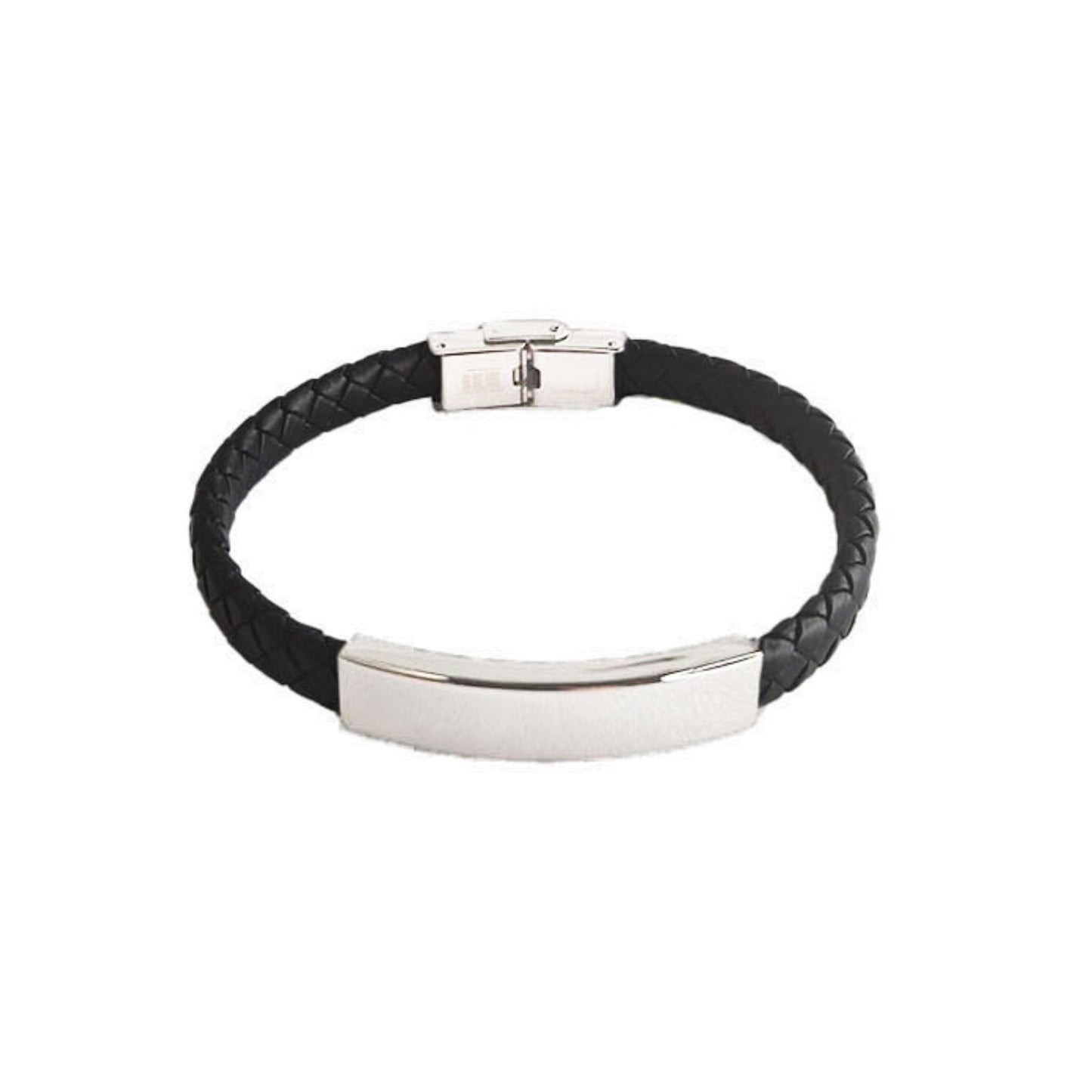 Bracelet cuir homme acier Daniel Jovelio