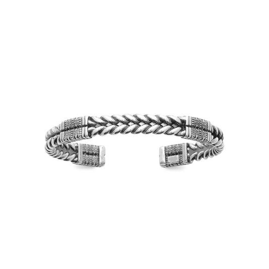 Bracelet jonc homme argent 925 Emile Jovelio