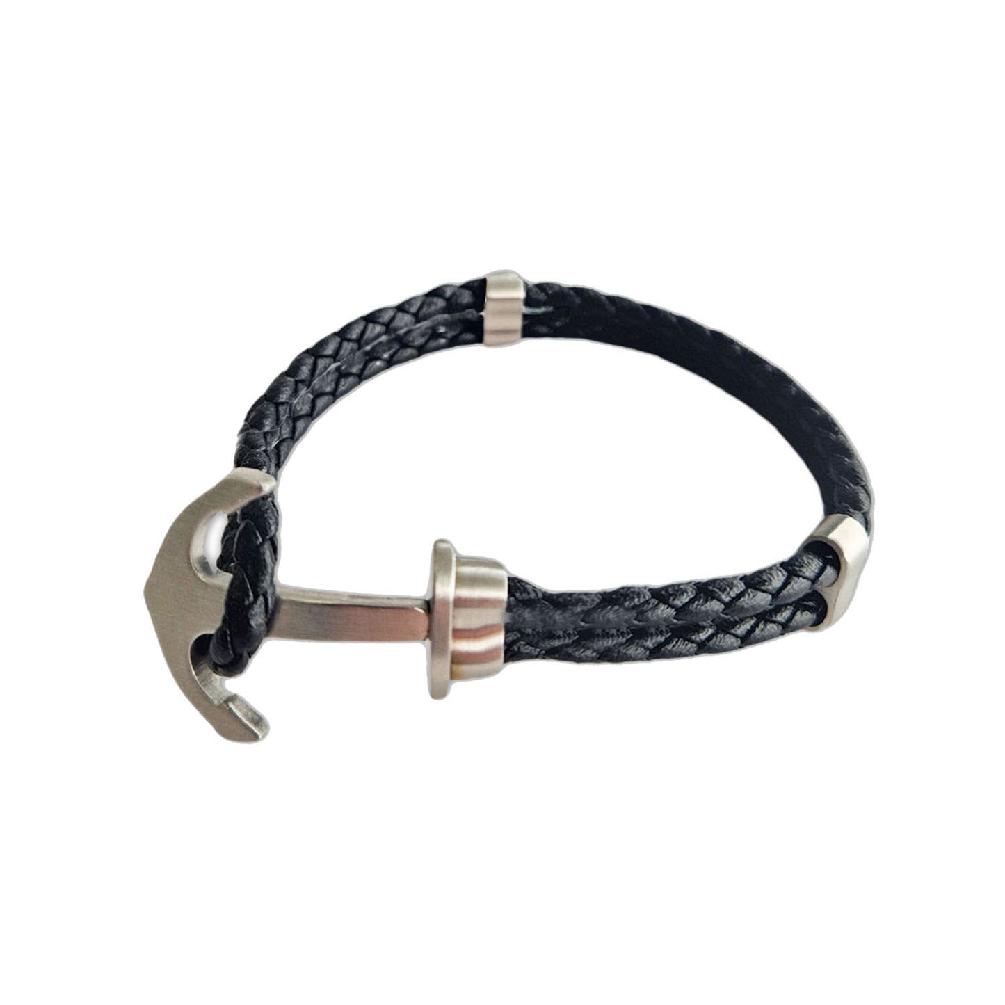 Bracelet ancre marine homme cuir Emilien Jovelio