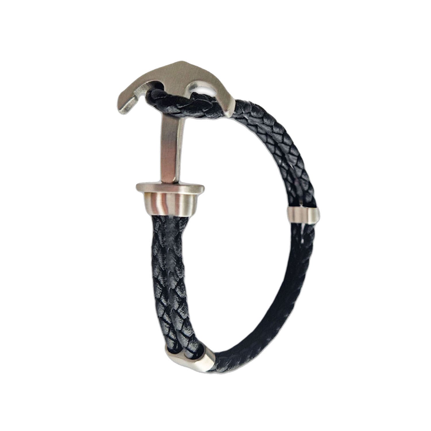 Bracelet ancre marine homme cuir Emilien Jovelio 3