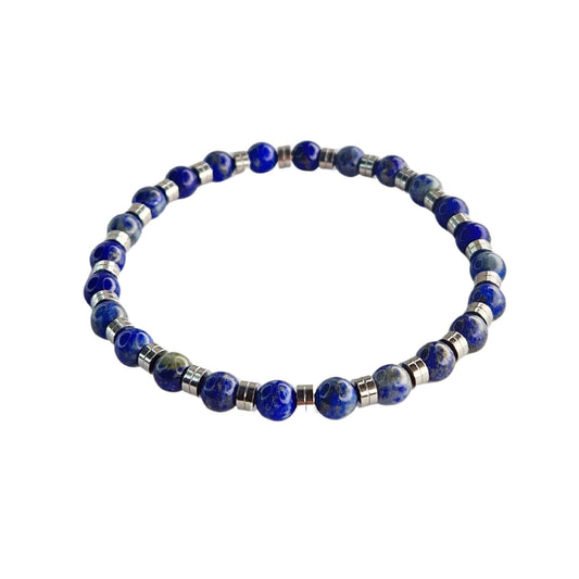 Bracelet pierre naturelle lapis lazuli Jerome Jovelio