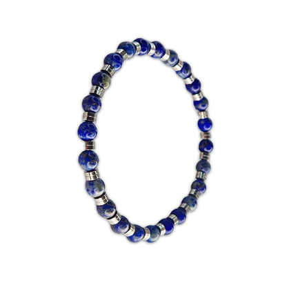 Bracelet pierre naturelle lapis lazuli Jerome Jovelio 3