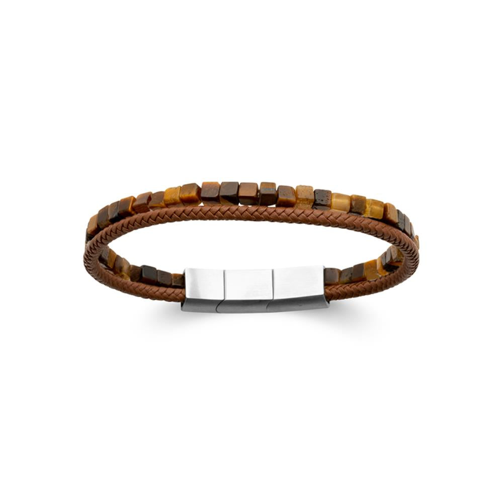 Bracelet oeil de tigre homme François Jovelio