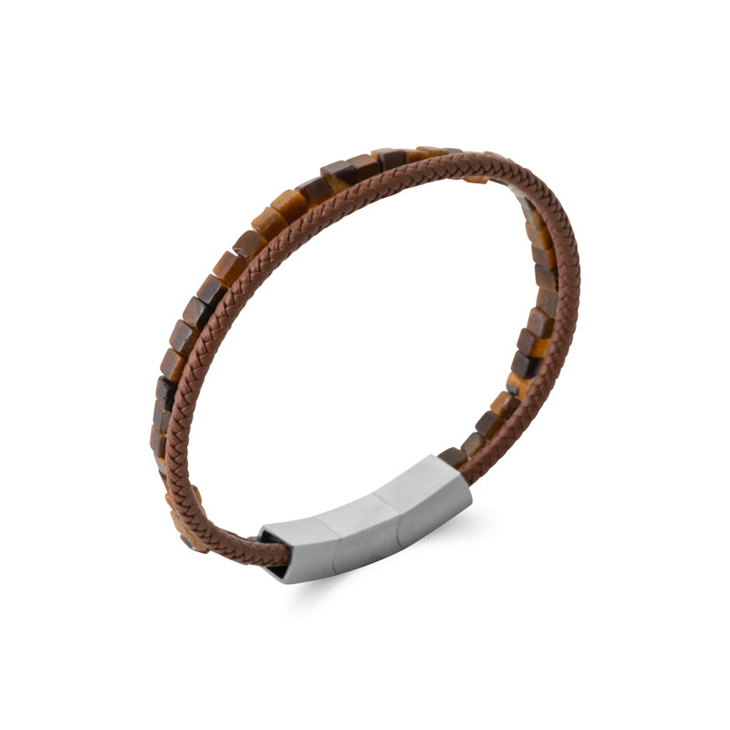 Bracelet oeil de tigre homme François Jovelio 3