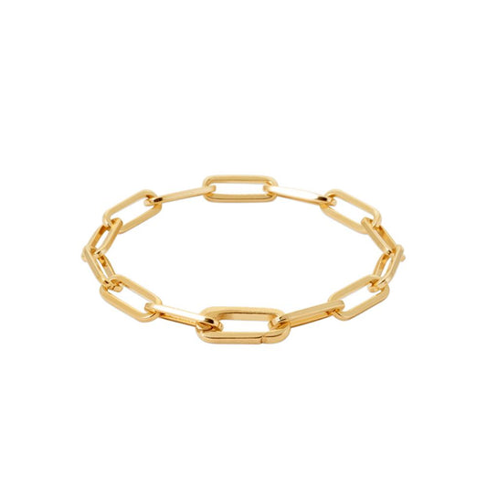 Bracelet chaine homme or Leo Jovelio