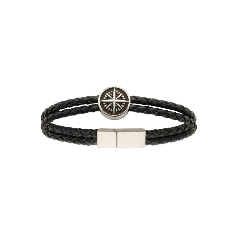 Bracelet tressé cuir homme Lucas Jovelio