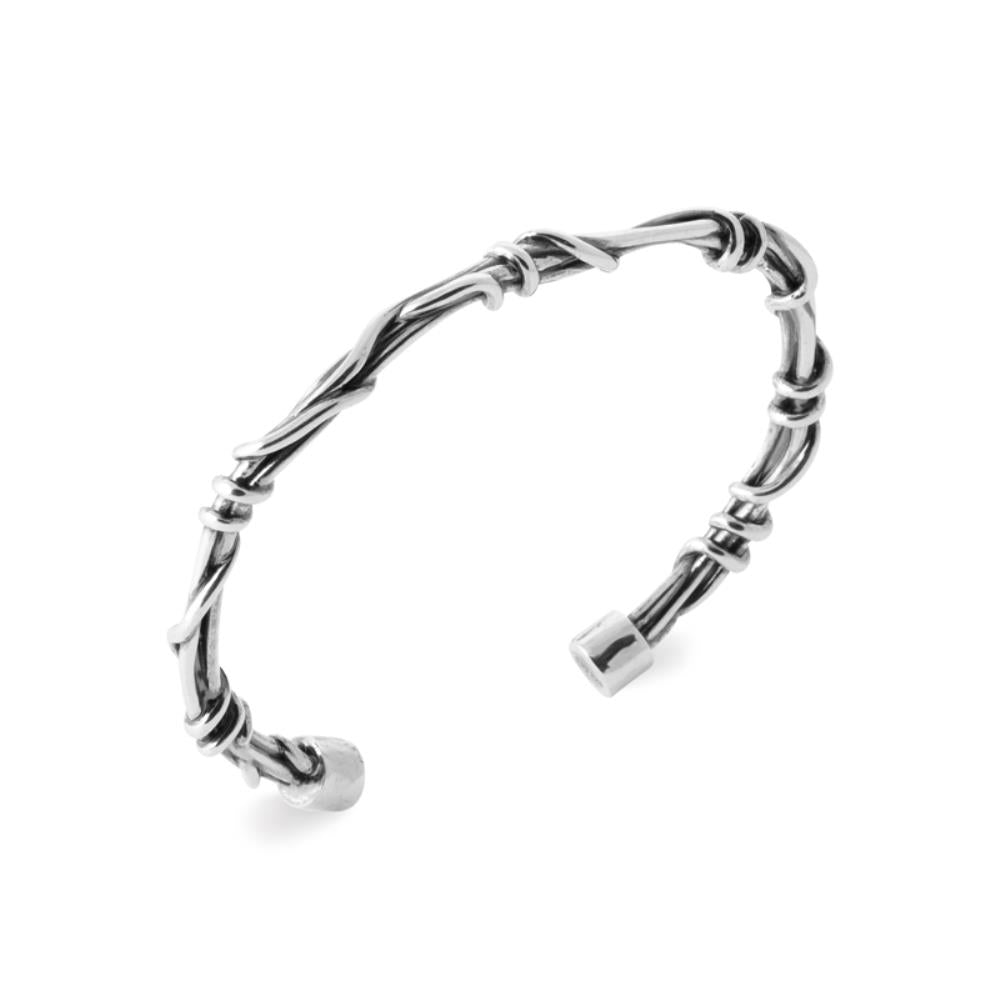 Bracelet jonc homme argent 925 Paul Jovelio 3