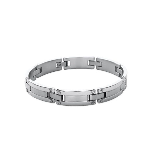 Bracelet acier homme Romain Jovelio