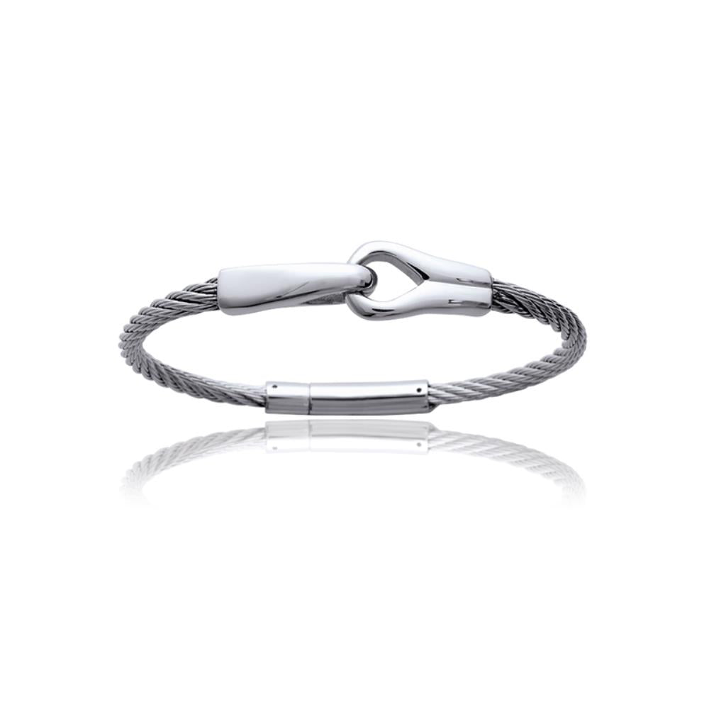 Bracelet ficelle acier homme Victor Jovelio