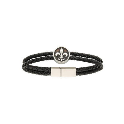 Bracelet tressé cuir homme Zac Jovelio