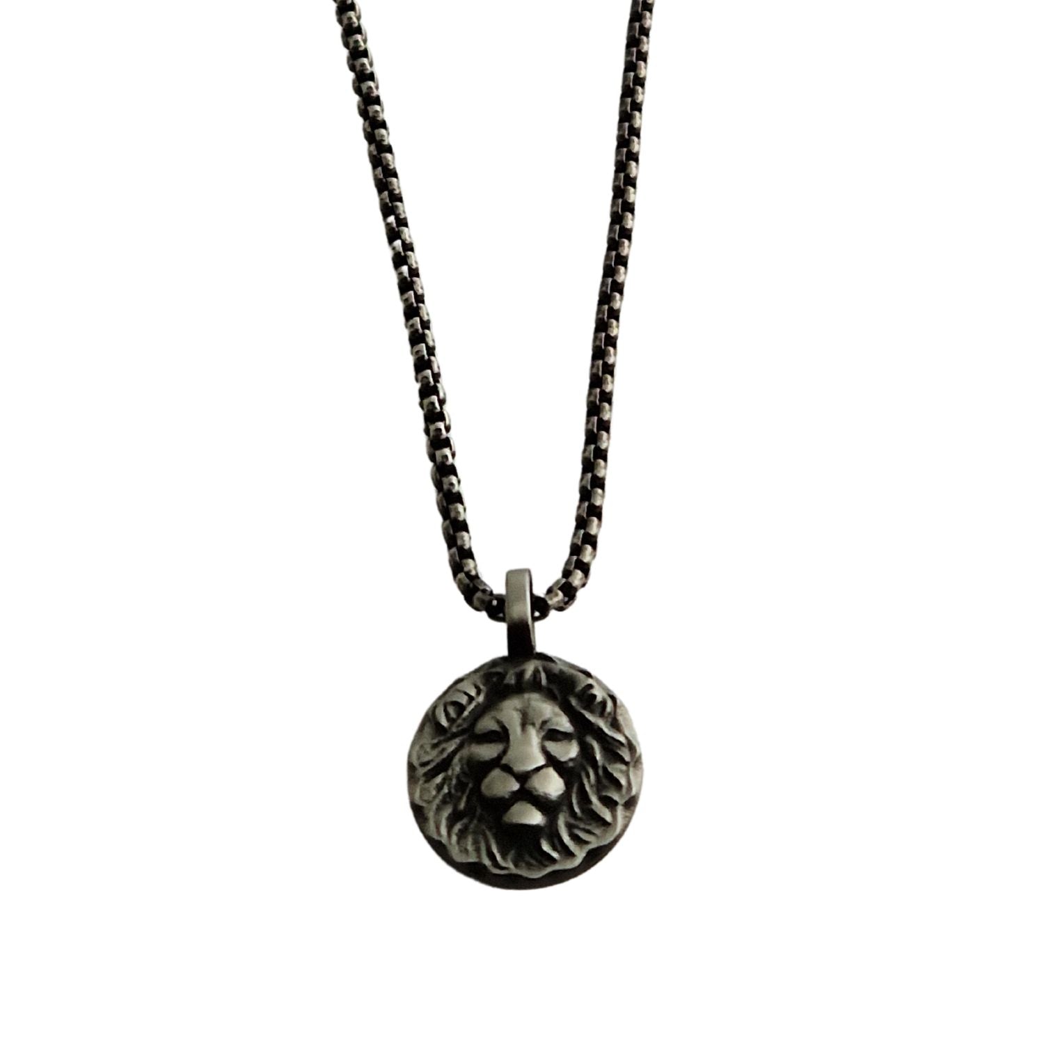 Collier lion homme acier inoxydable Alan Jovelio