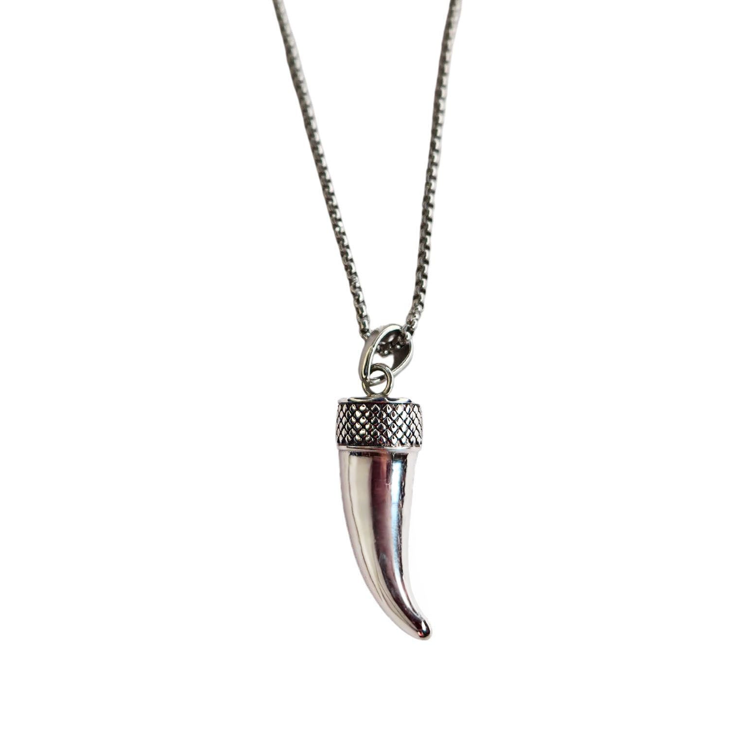 Collier homme pendentif acier inoxydable John Jovelio