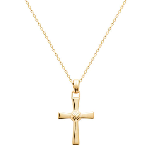 Pendentif croix homme or Harry