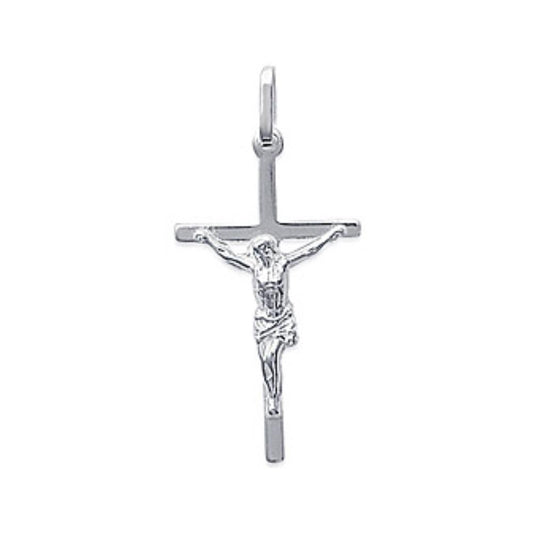 Pendentif croix homme argent Bertrand Jovelio