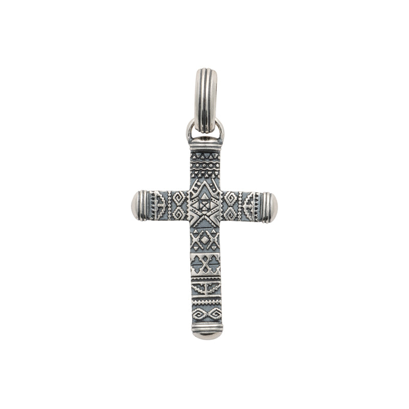 Pendentif croix homme argent Charles Jovelio