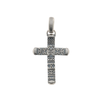 Pendentif croix homme argent Charles Jovelio