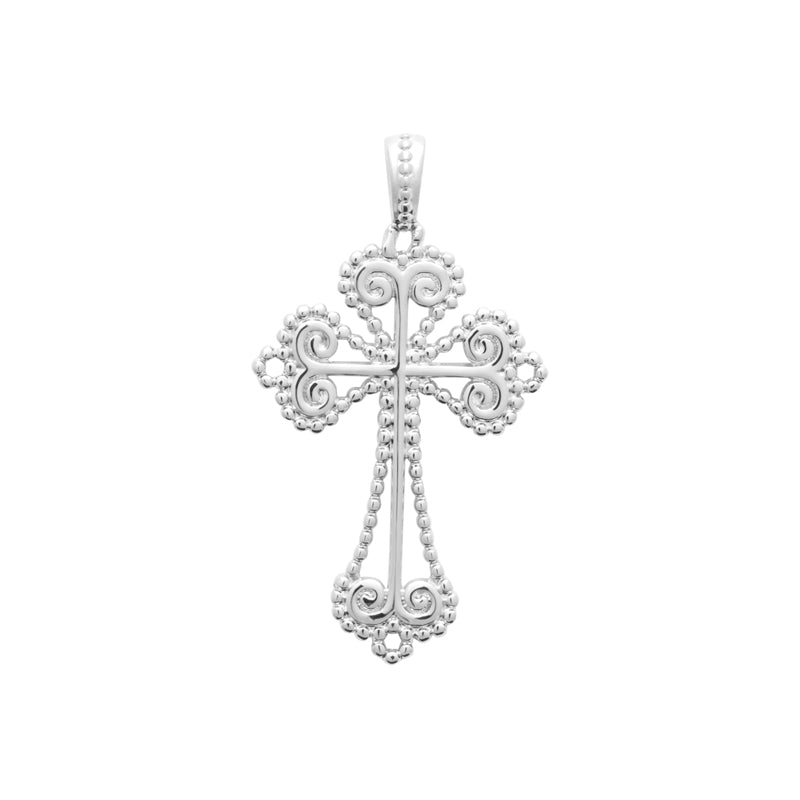 Pendentif croix homme argent Tom Jovelio