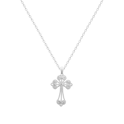 Pendentif croix homme argent Tom 2