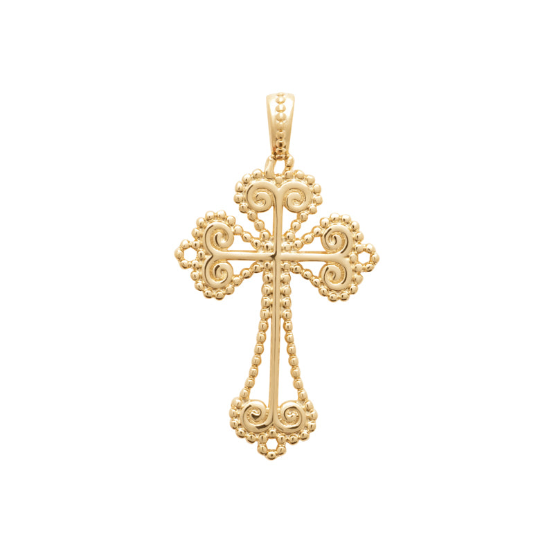 Pendentif croix homme or Tom Jovelio