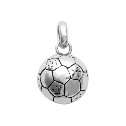 Pendentif ballon de football homme argent Jovelio