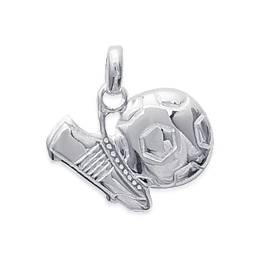 Pendentif crampon de football homme argent Jovelio