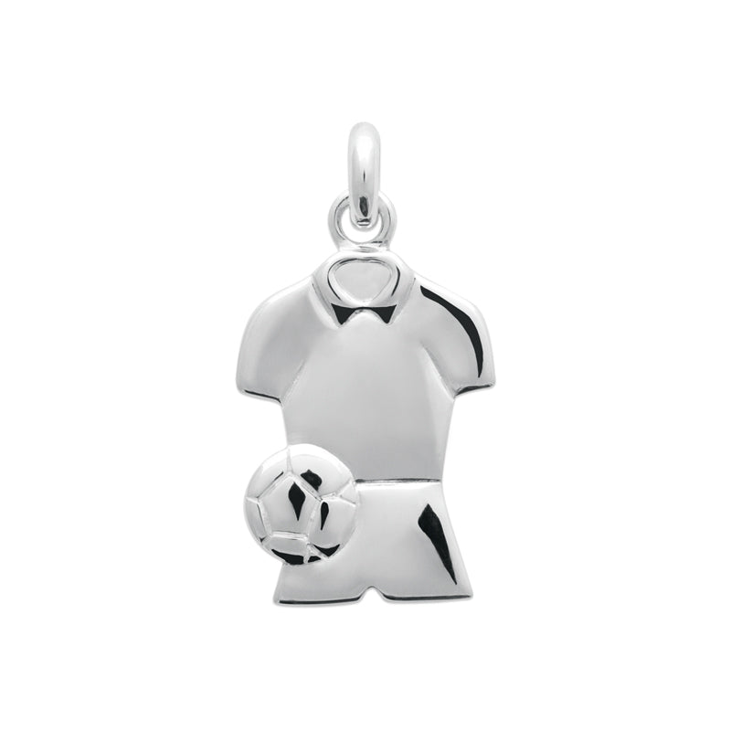 Pendentif footballeur homme argent Jovelio