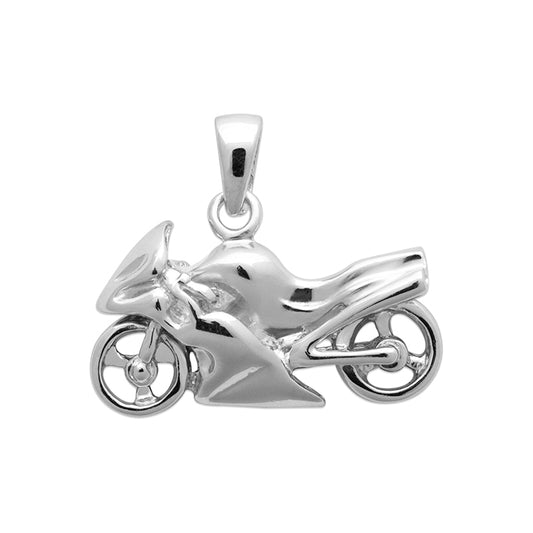 Pendentif moto homme argent Jovelio